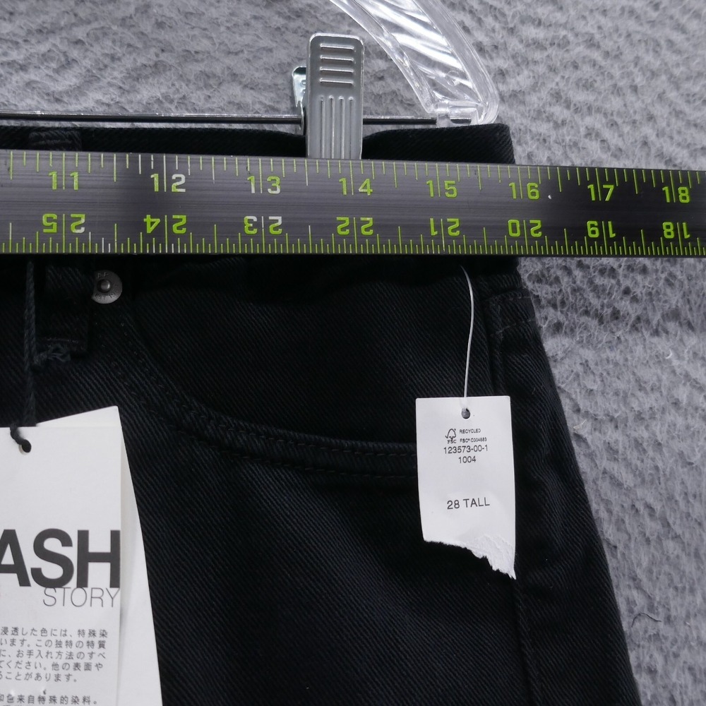 Gap‎ Girlfriend Jeans 28 Tall Black Womens Distressed Ripped Denim NEW - Picture 11 of 16